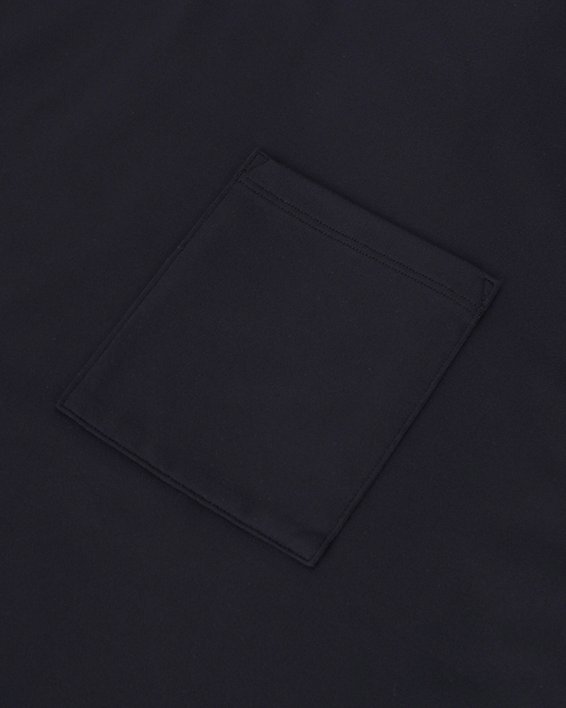Men's UA Meridian Pocket Short Sleeve in Black image number 7